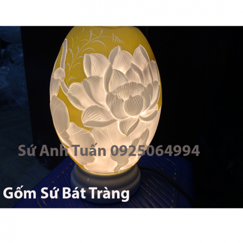 Đèn xông tinh dầu hoa sen