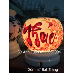 Đèn xông tinh dầu chữ Phúc