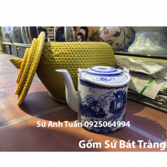 Bộ giành tích và ấm vẽ hà nội Loại 2L